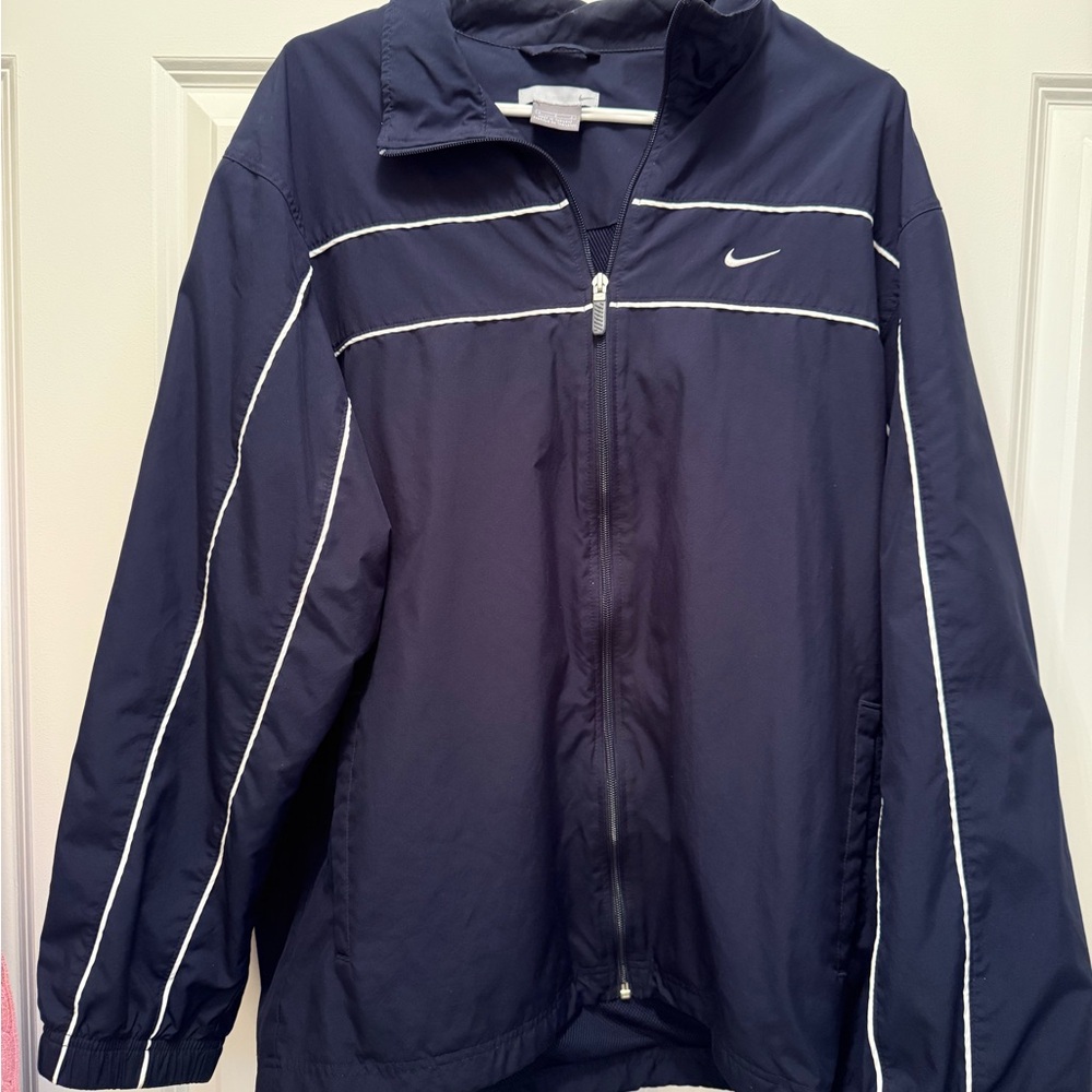 Nike Dark Blue Jacket with Gray Tag
